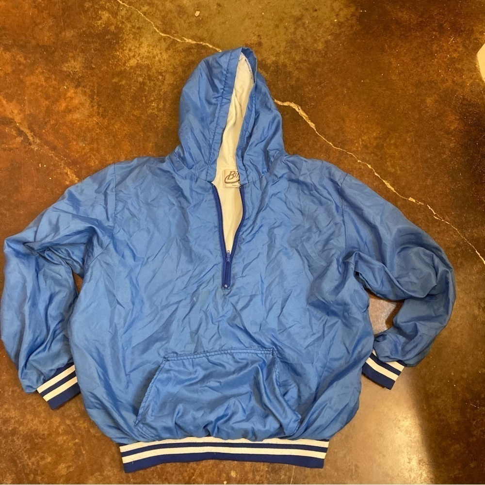 Vintage 80s Birdie Bomber Jacket By Richard A Leslie  Blue  Mens Small